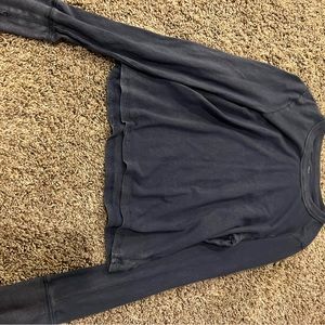 Womens shorter long sleve